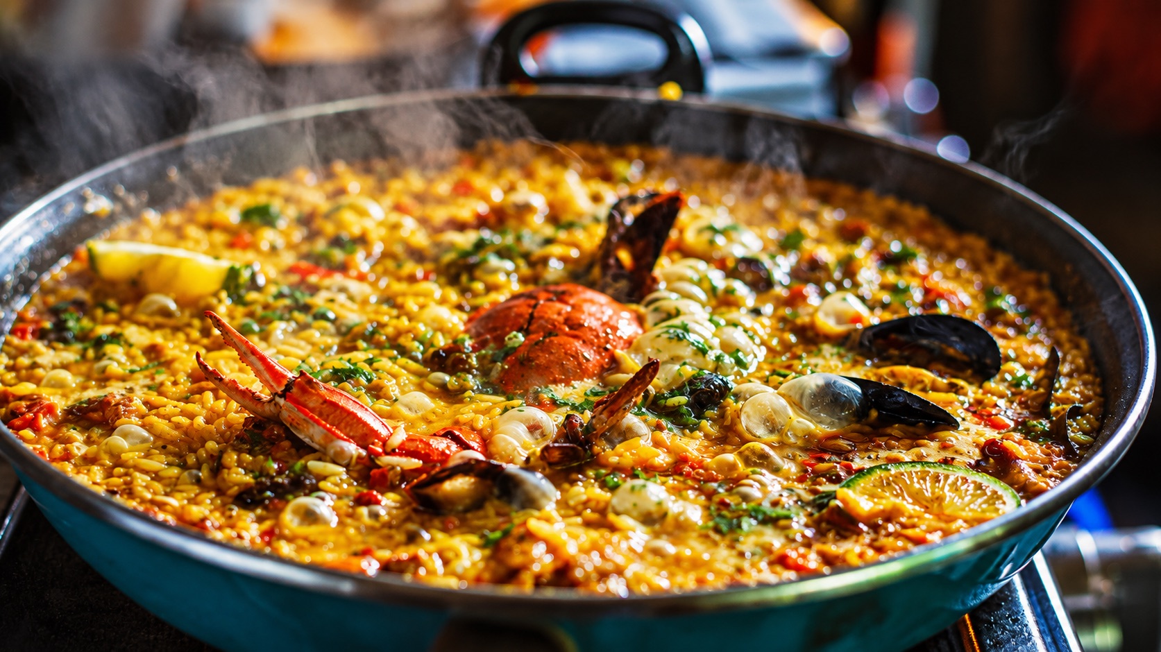 Paella de mariscos